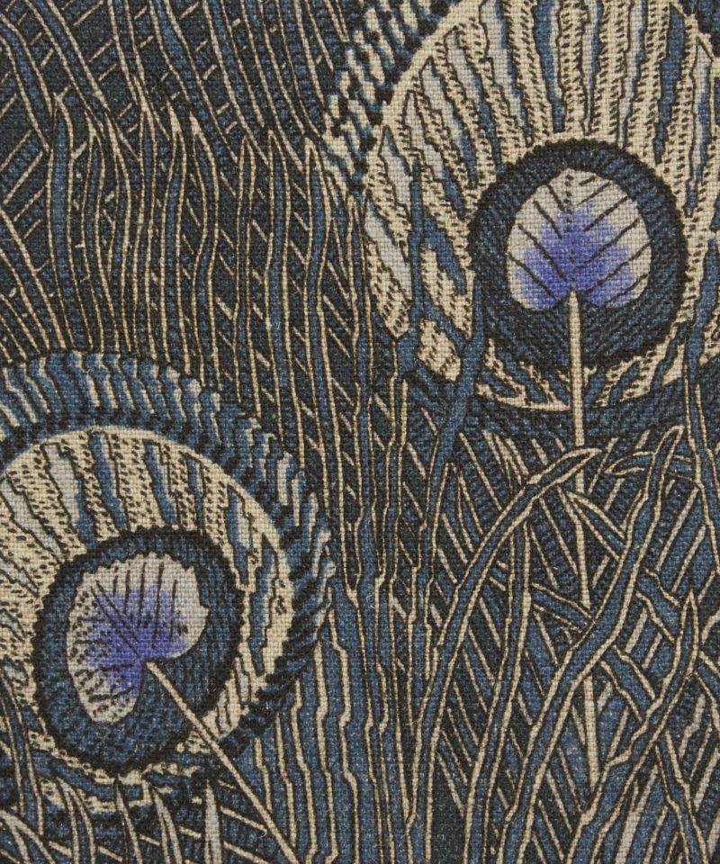 Hera Feather Ladbroke Linen in Lapis - Indoor