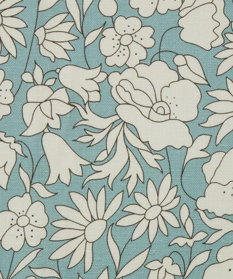 Poppy Meadow Landsdowne Linen in Lichen - Indoor