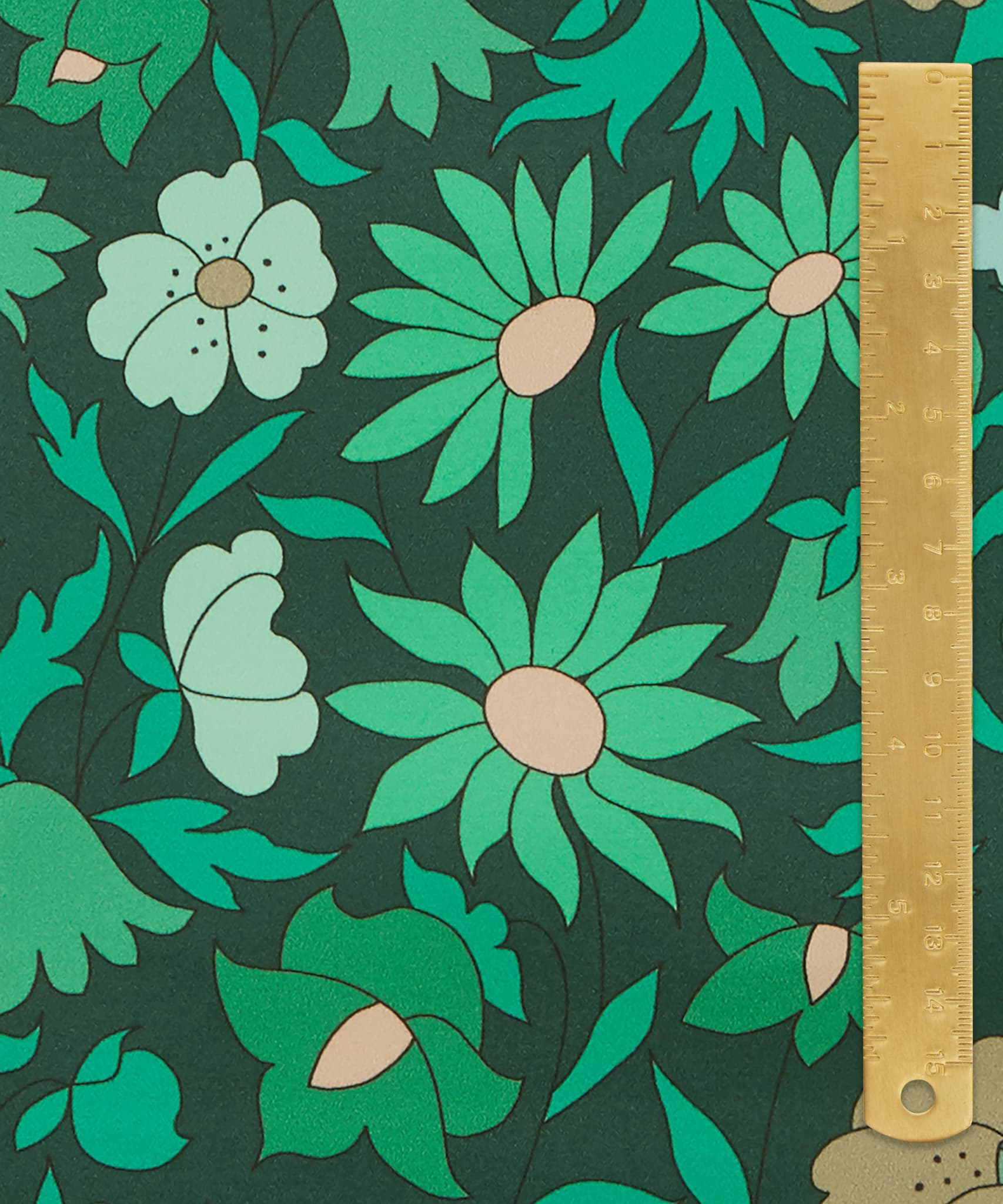 Poppy Meadowfield Cotton Sateen in Jade - Indoor - Image 5