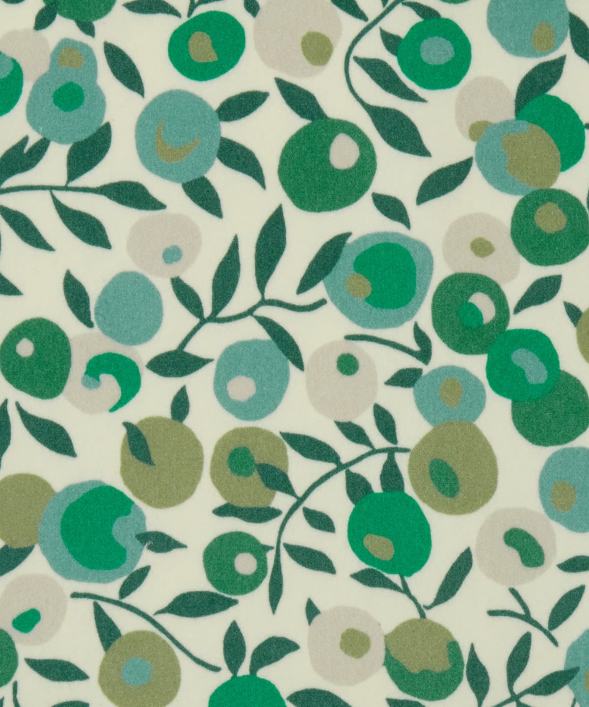 Wiltshire Blossom Wellington Velvet in Jade - Indoor