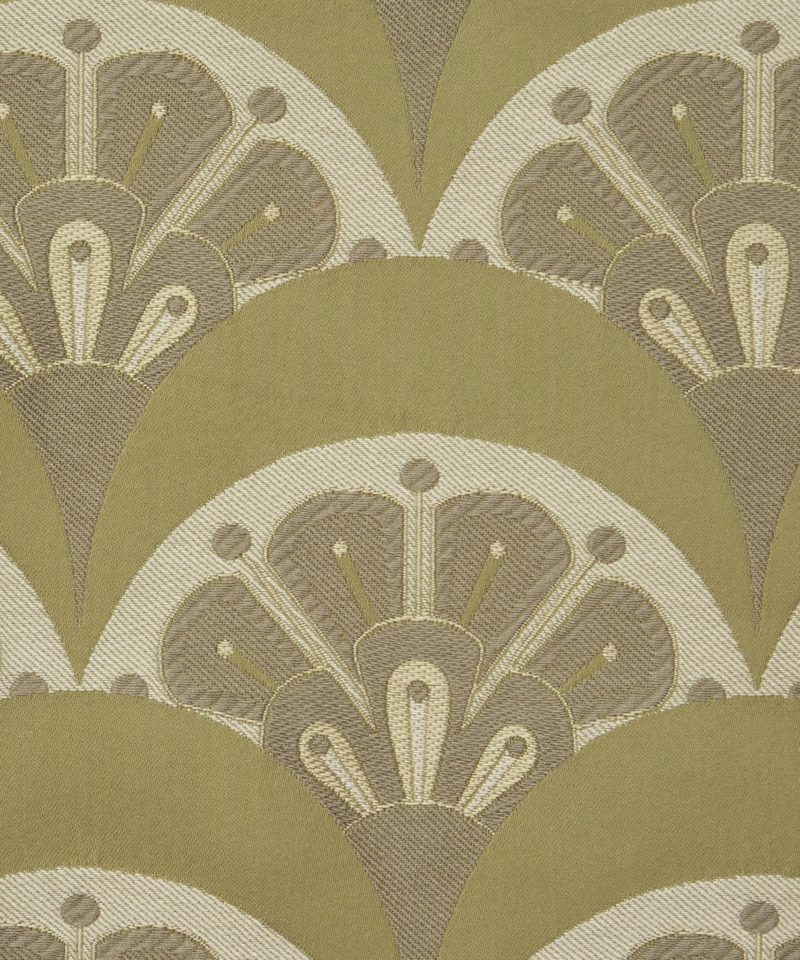 Deco Scallop Multi Jacquard in Lichen - Indoor