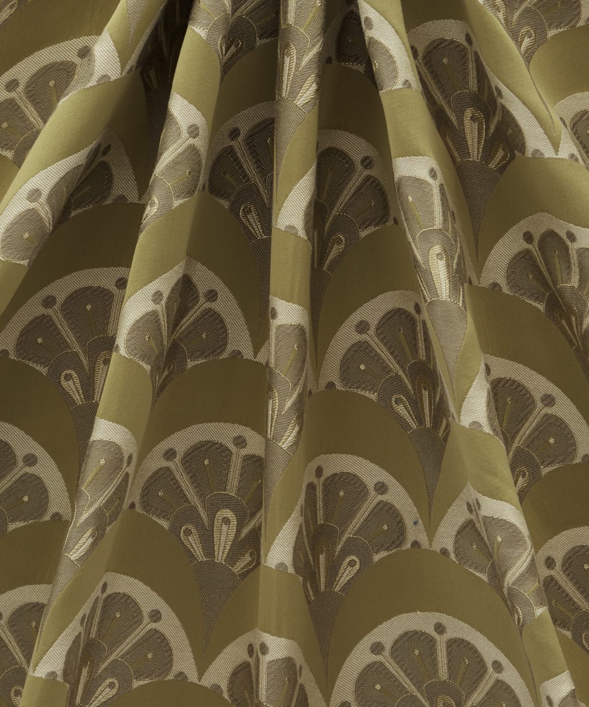 Deco Scallop Multi Jacquard in Lichen - Indoor - Image 3