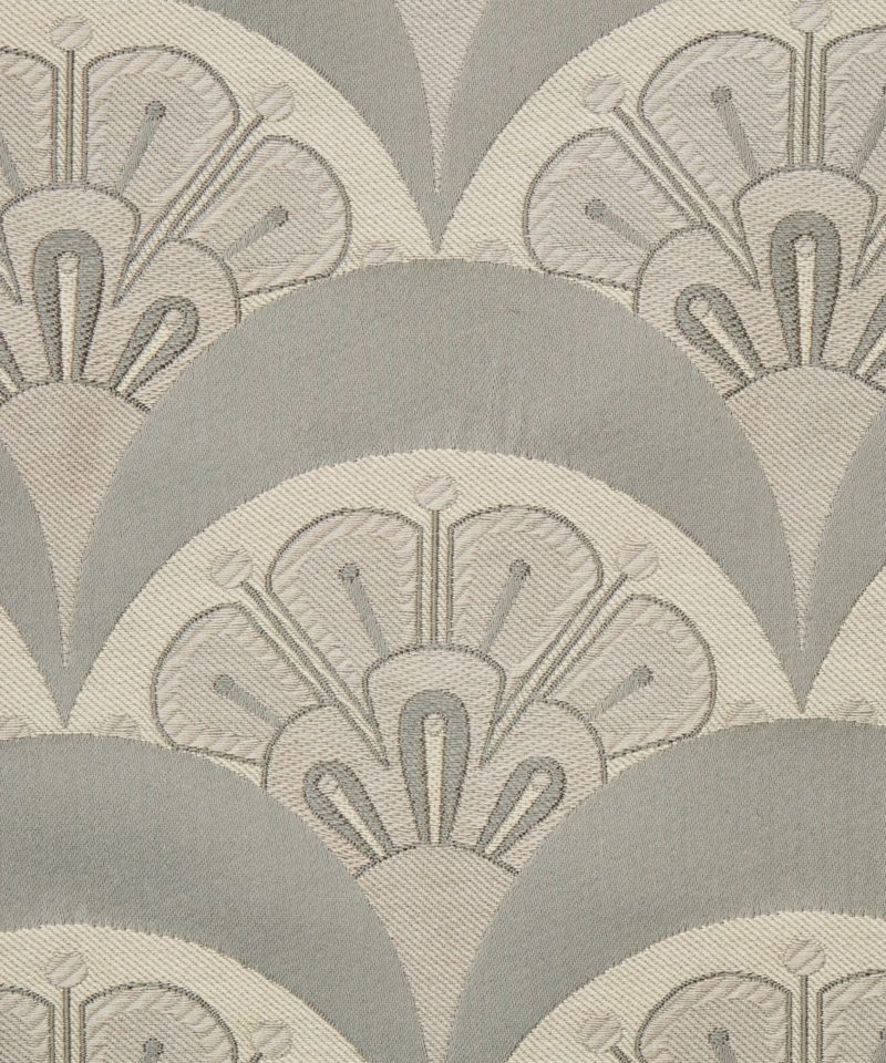 Deco Scallop Multi Jacquard in Pewter - Indoor