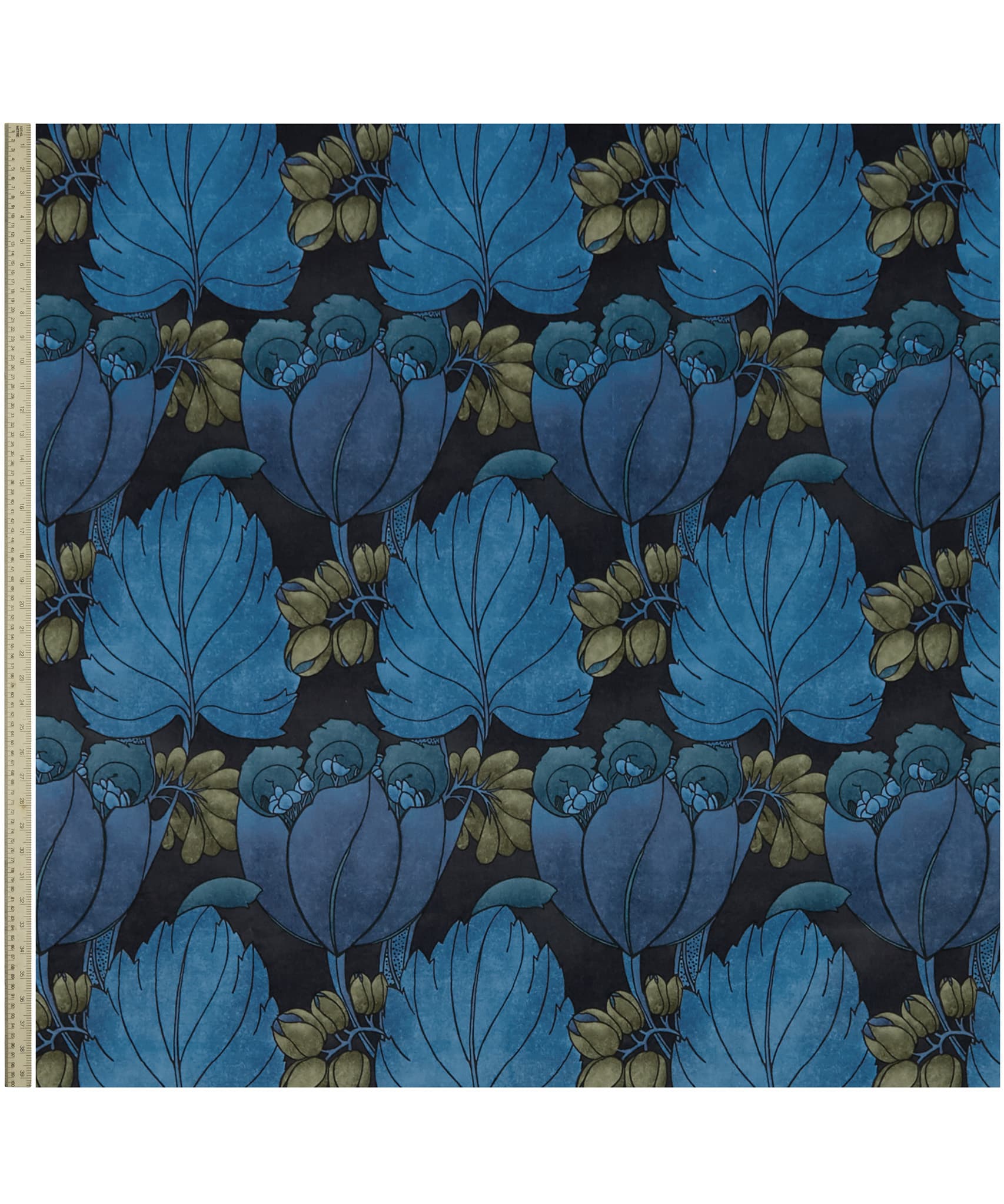Regency Tulip Wellington Velvet in Lapis - Indoor - Image 2
