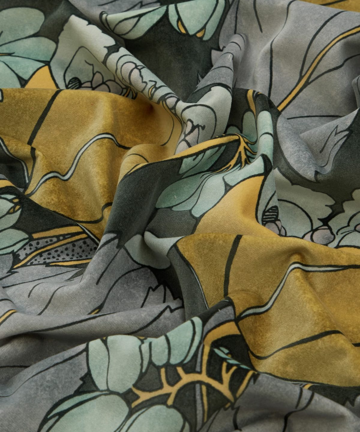 Regency Tulip Wellington Velvet in Pewter Dark - Indoor - Image 4