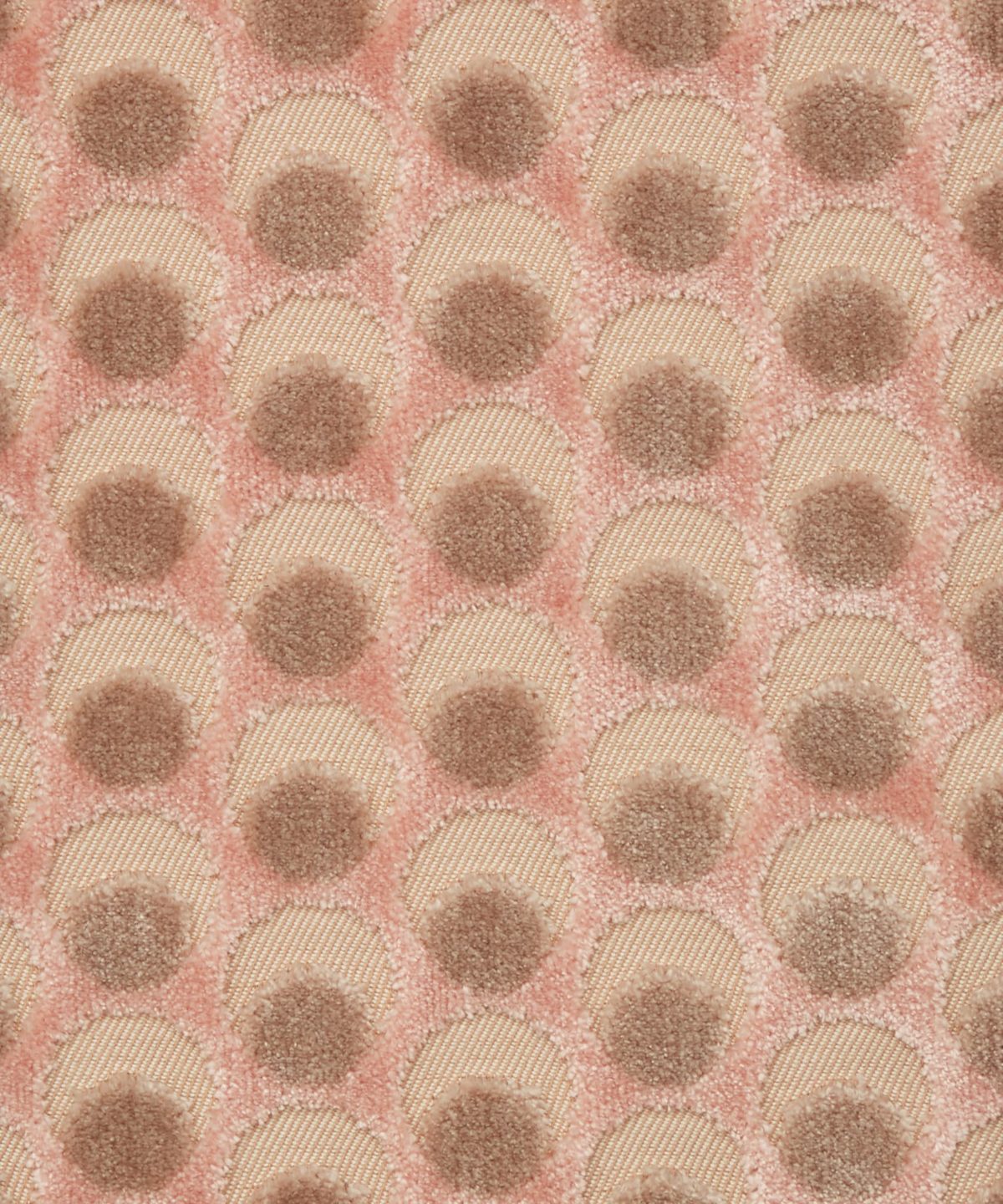 Ottoman Spot Cut Velvet in Ointment - Indoor