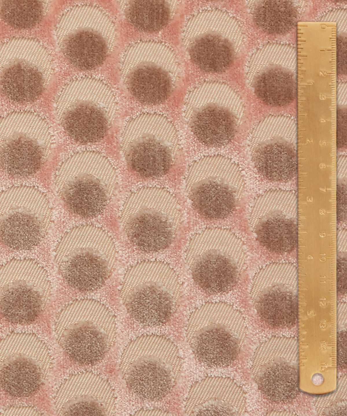 Ottoman Spot Cut Velvet in Ointment - Indoor - Image 5