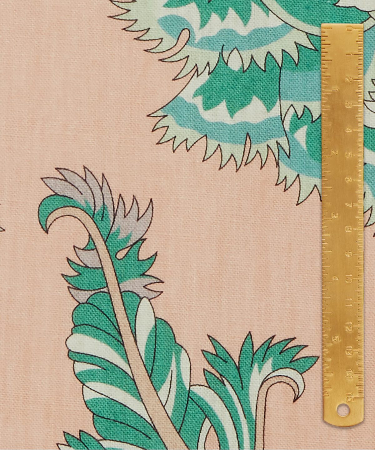 Palampore Trail Landsdowne Linen in Jade Ointment - Indoor - Image 5