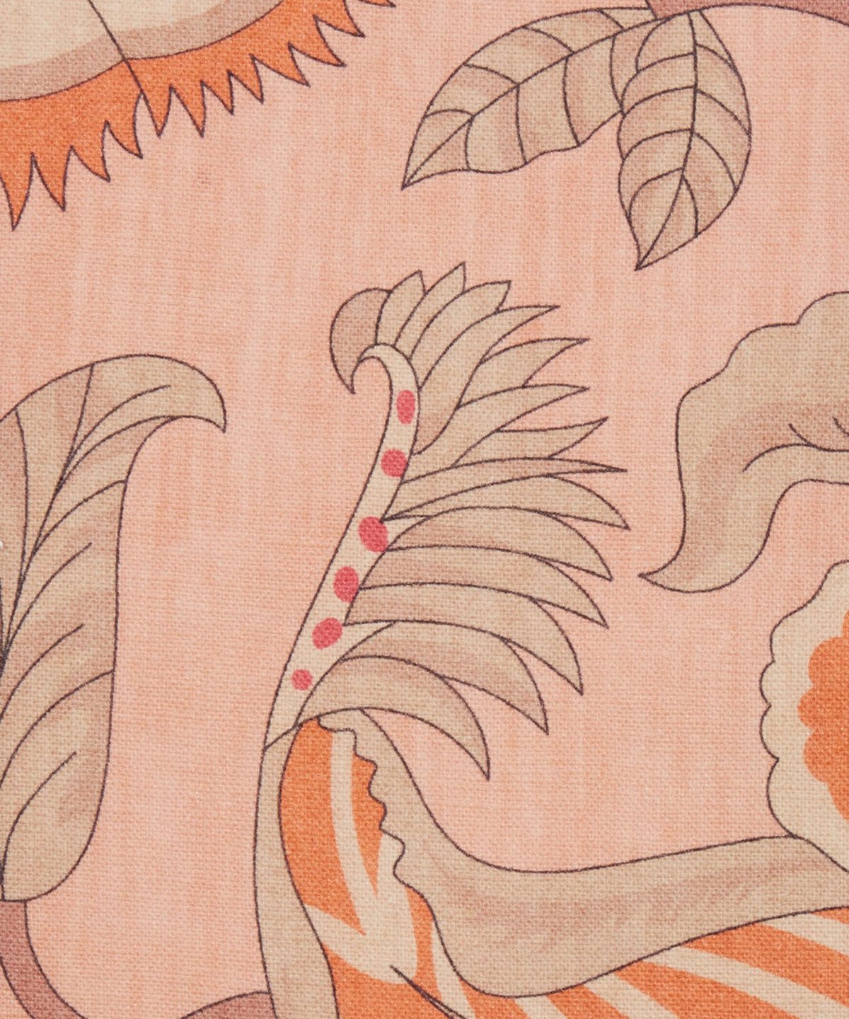 Palampore Trail Landsdowne Linen in Lacquer - Indoor