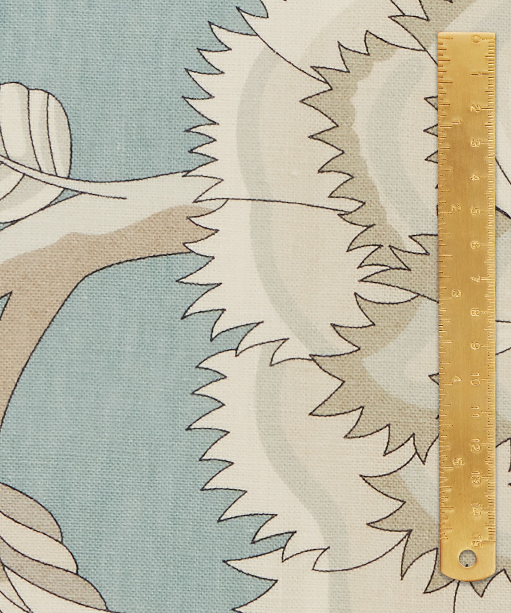 Palampore Trail Landsdowne Linen in Lichen - Indoor - Image 5