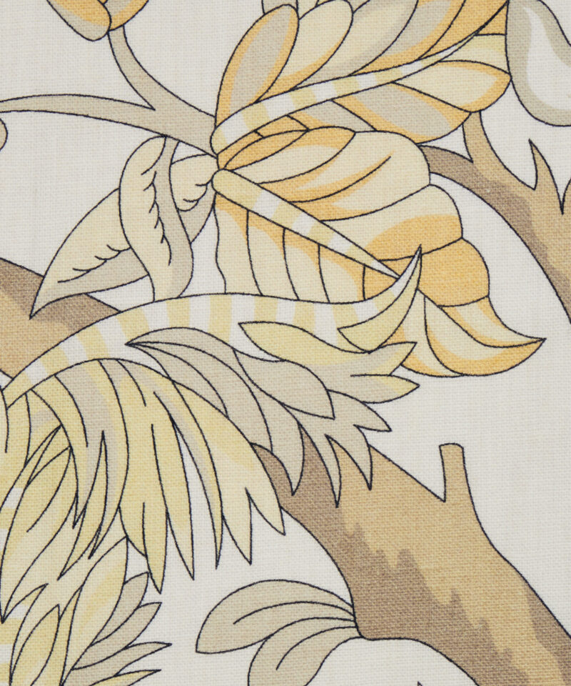 Palampore Trail Landsdowne Linen in Pewter - Indoor