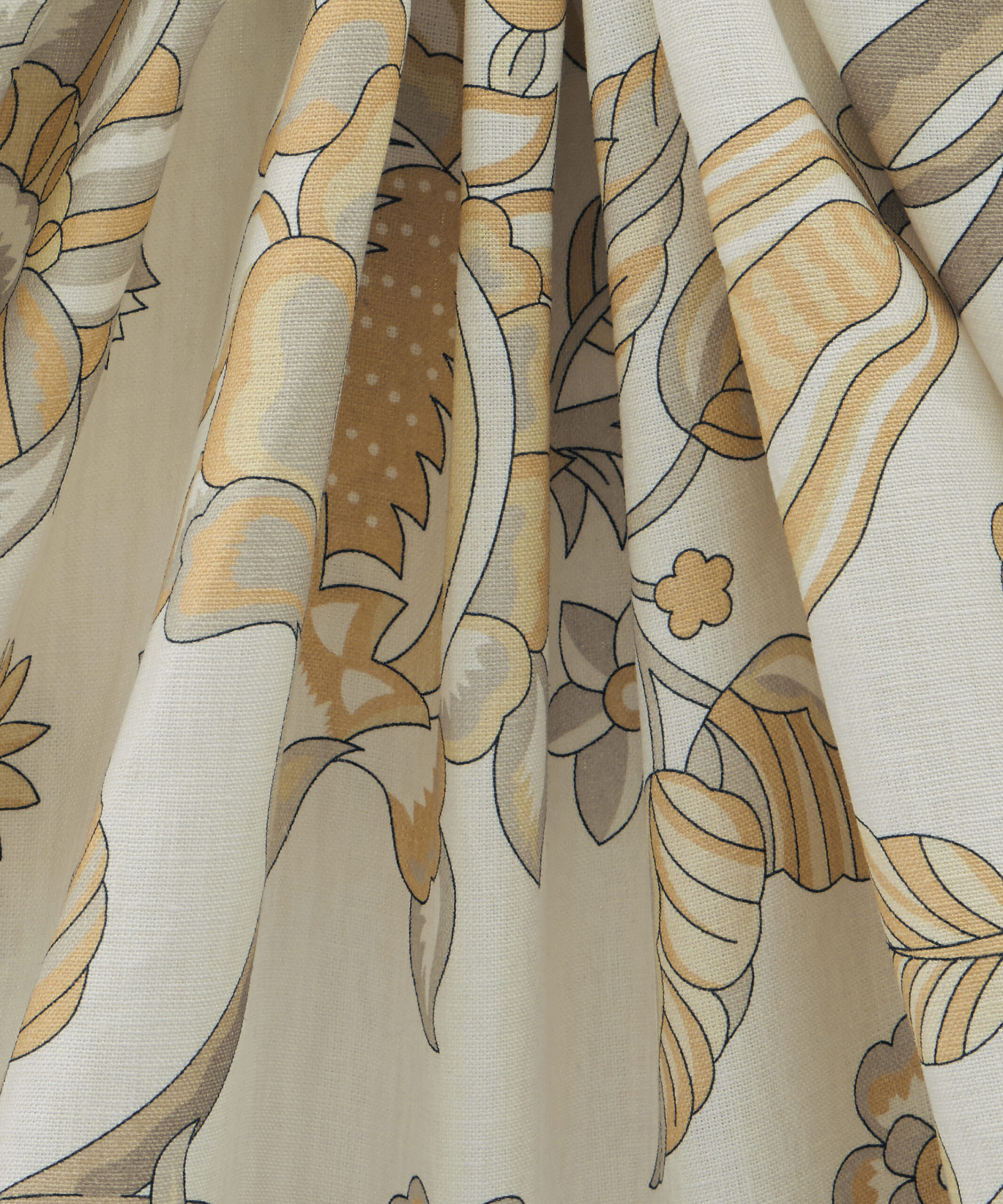 Palampore Trail Landsdowne Linen in Pewter - Indoor - Image 3