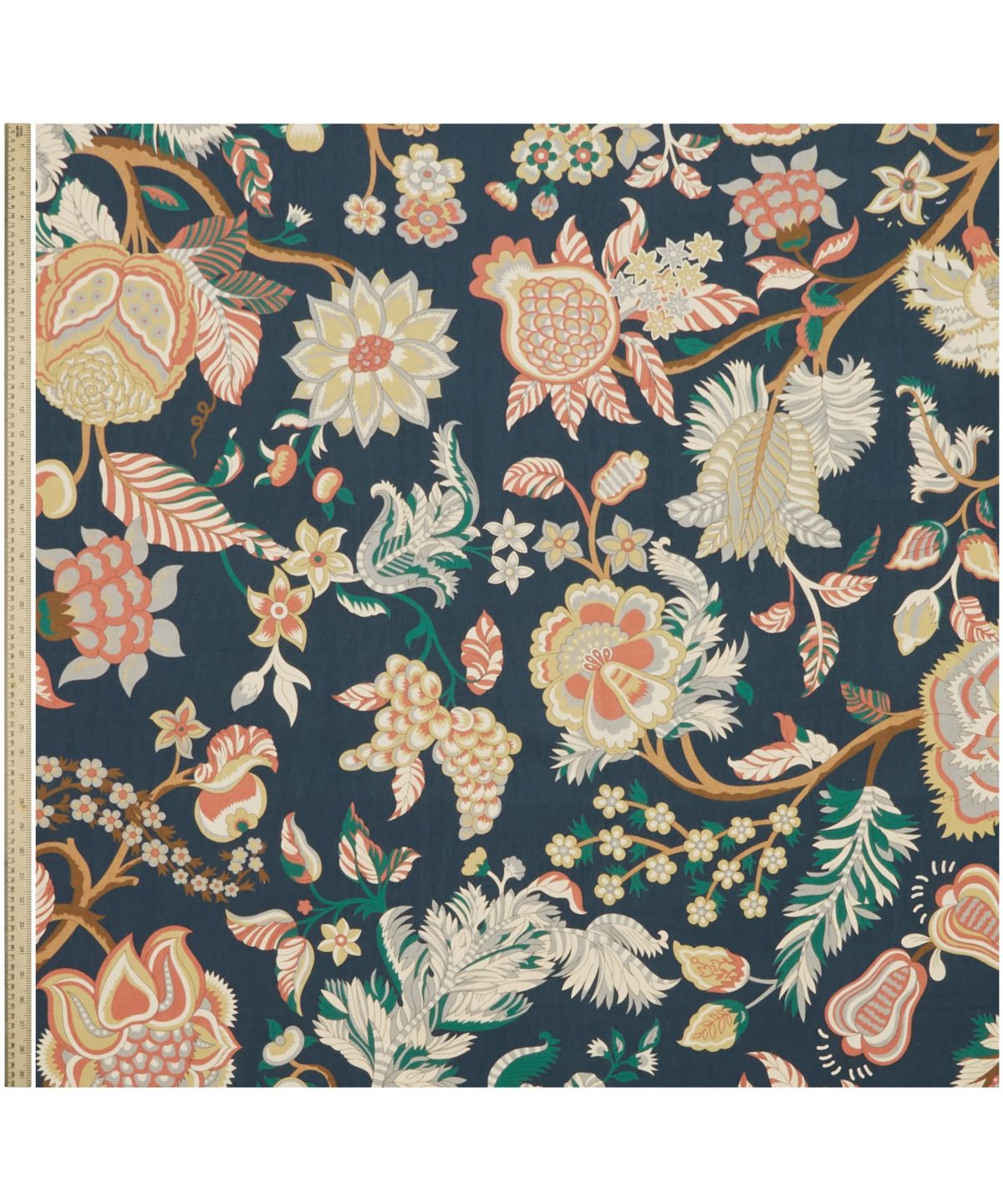 Palampore Trail Landsdowne Linen in Pewter Blue - Indoor - Image 2