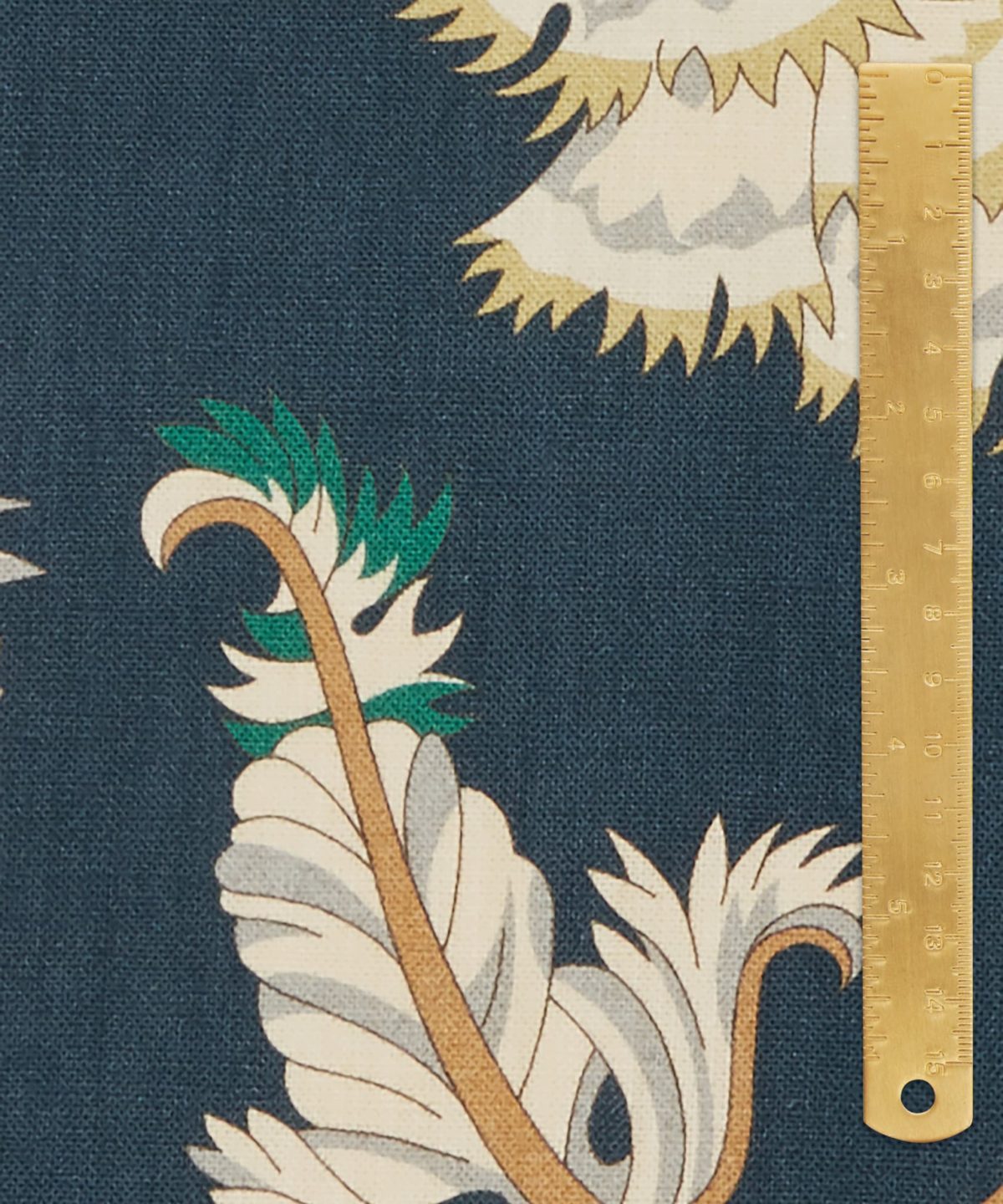 Palampore Trail Landsdowne Linen in Pewter Blue - Indoor - Image 5