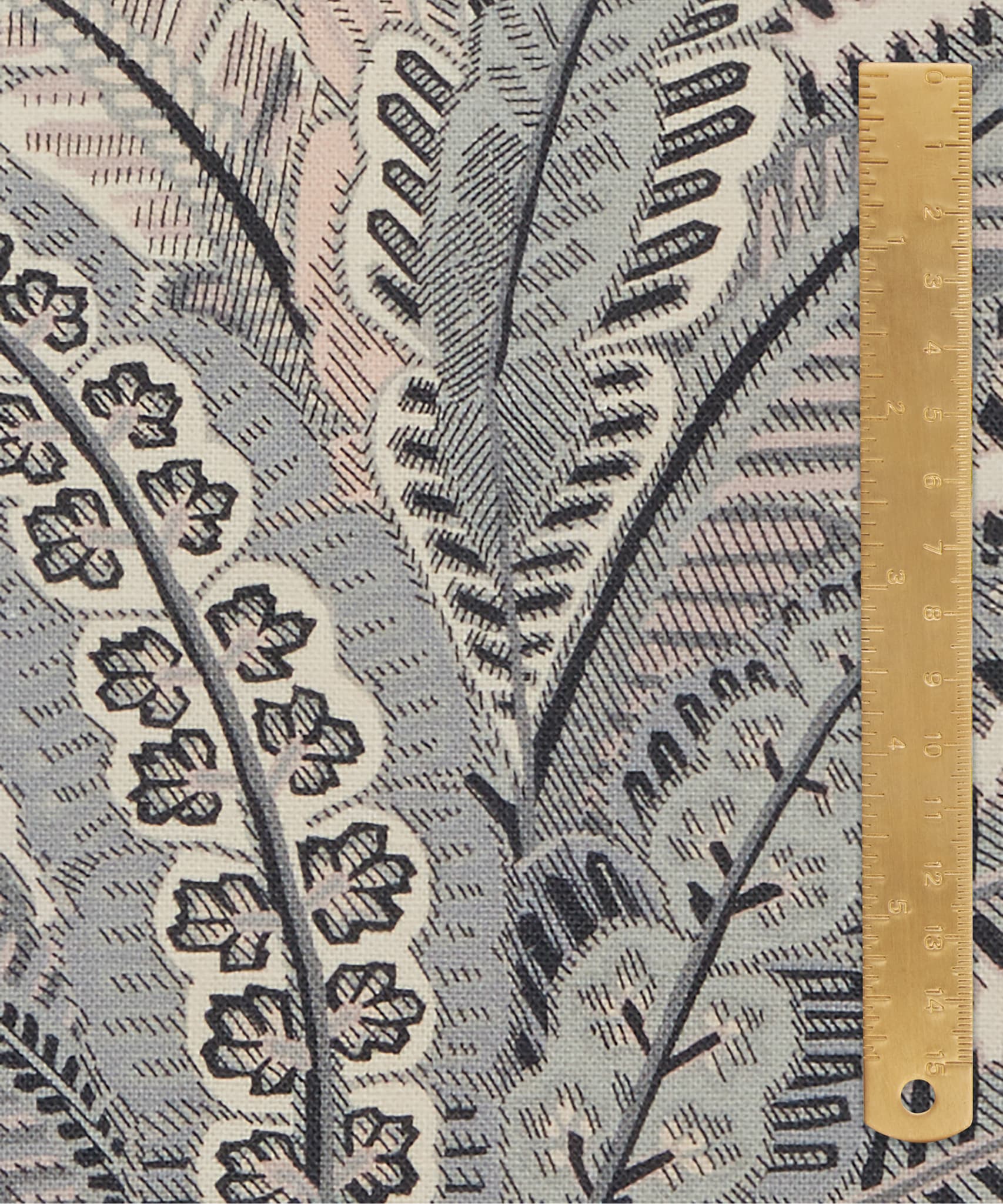 Persian Voyage Landsdowne Linen in Pewter Indoor Liberty Fabrics