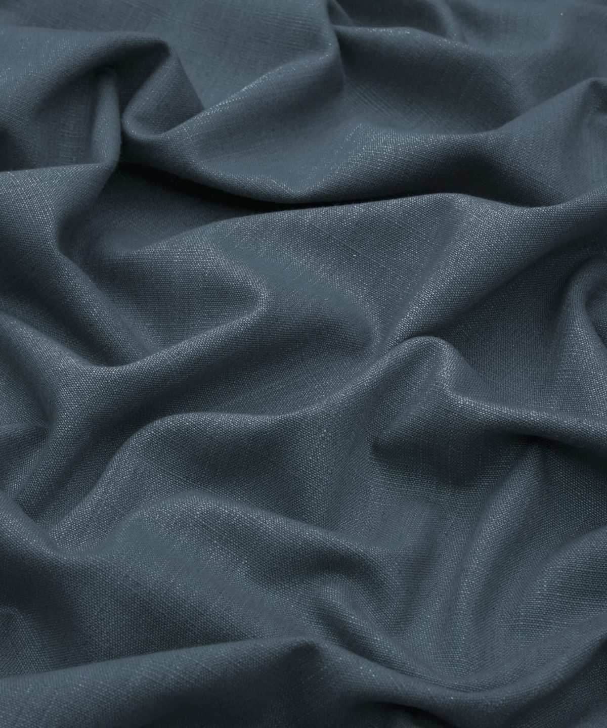 Plain Lustre Linen in Pewter Blue - Indoor - Image 4