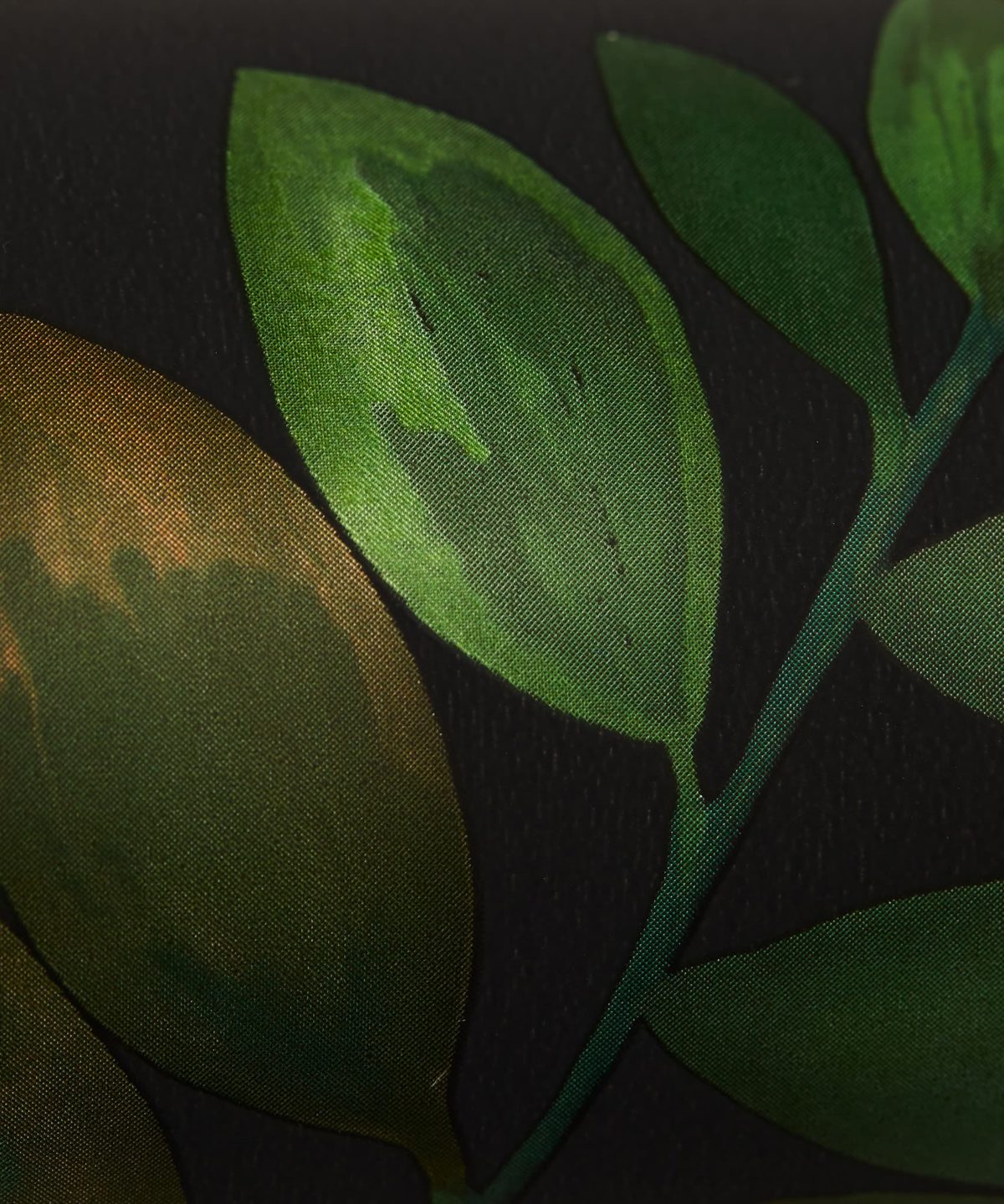 Botanical Stripe Wallpaper in Jade - Image 4