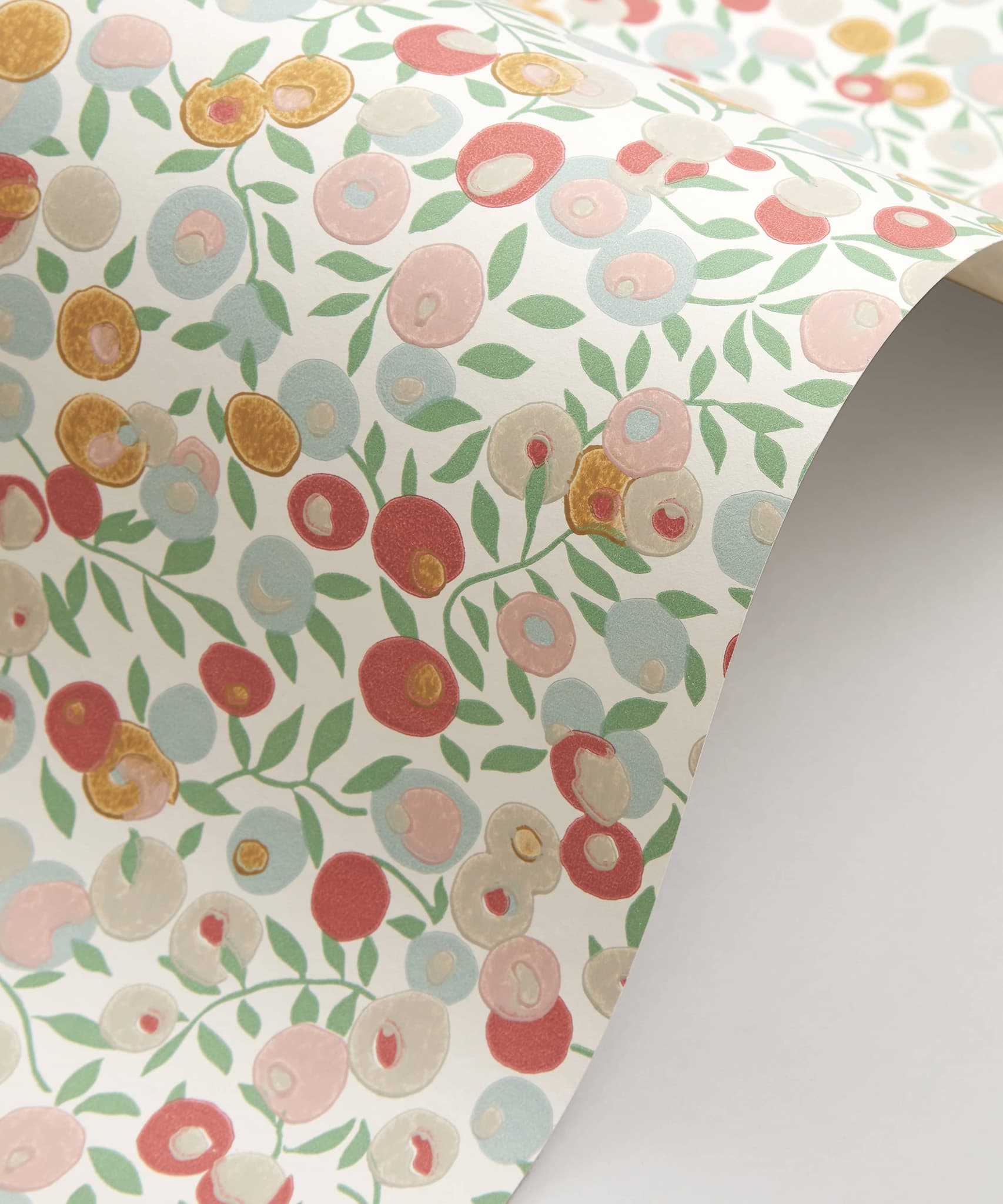 Wiltshire Blossom Wallpaper in Fennel - Image 2
