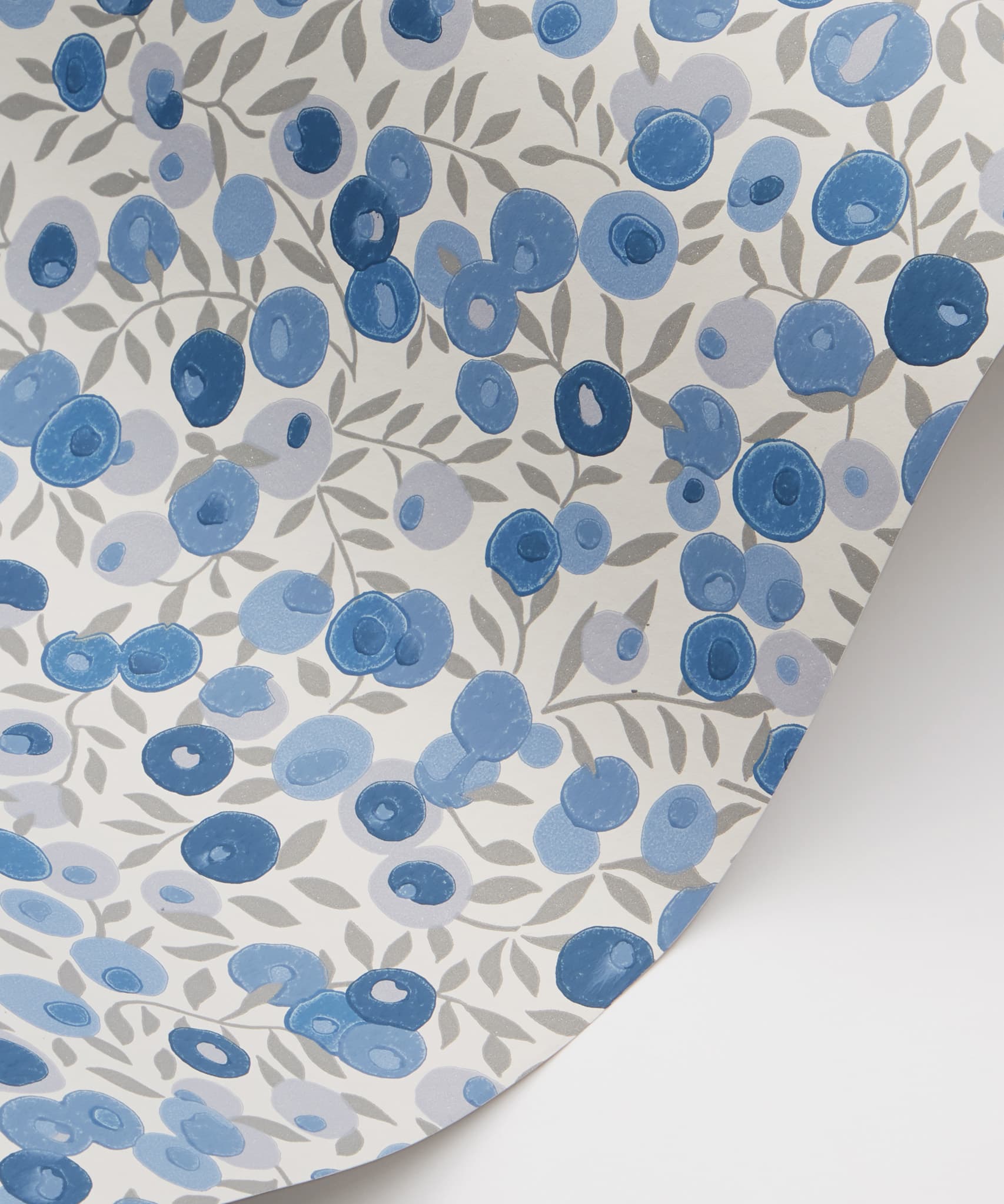 Wiltshire Blossom Wallpaper in Lapis - Image 2