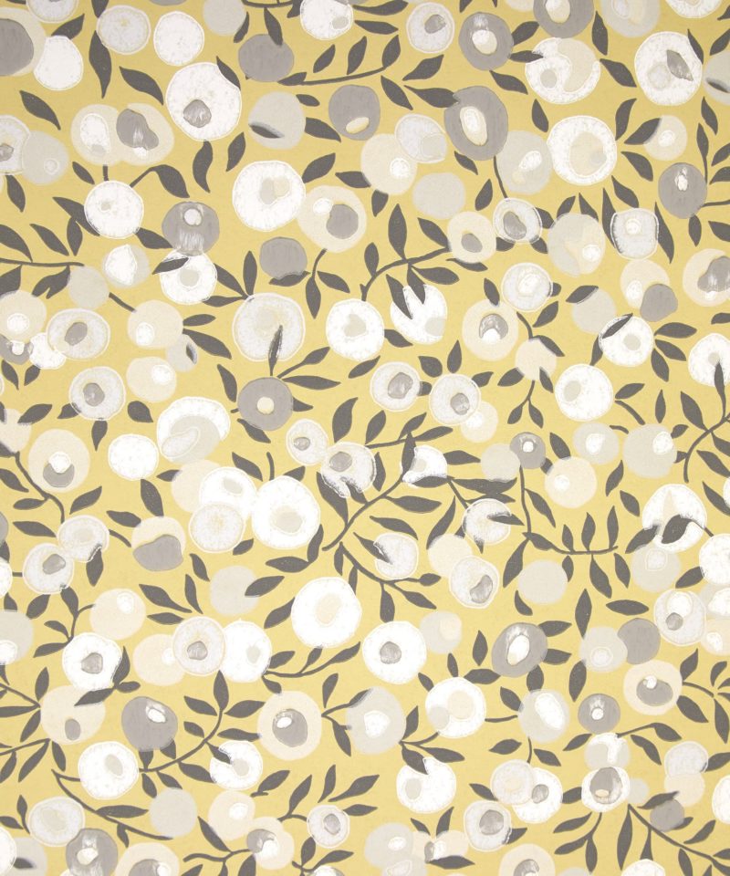 Wiltshire Blossom Wallpaper in Soft Fennel