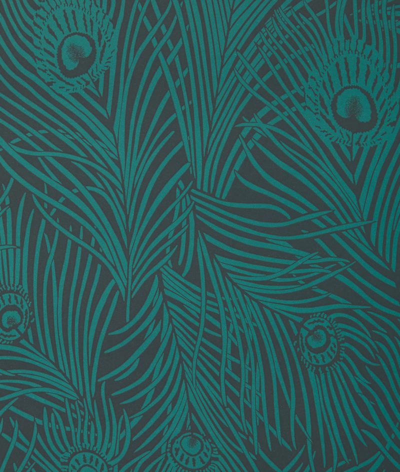 Hera Plume Wallpaper in Jade