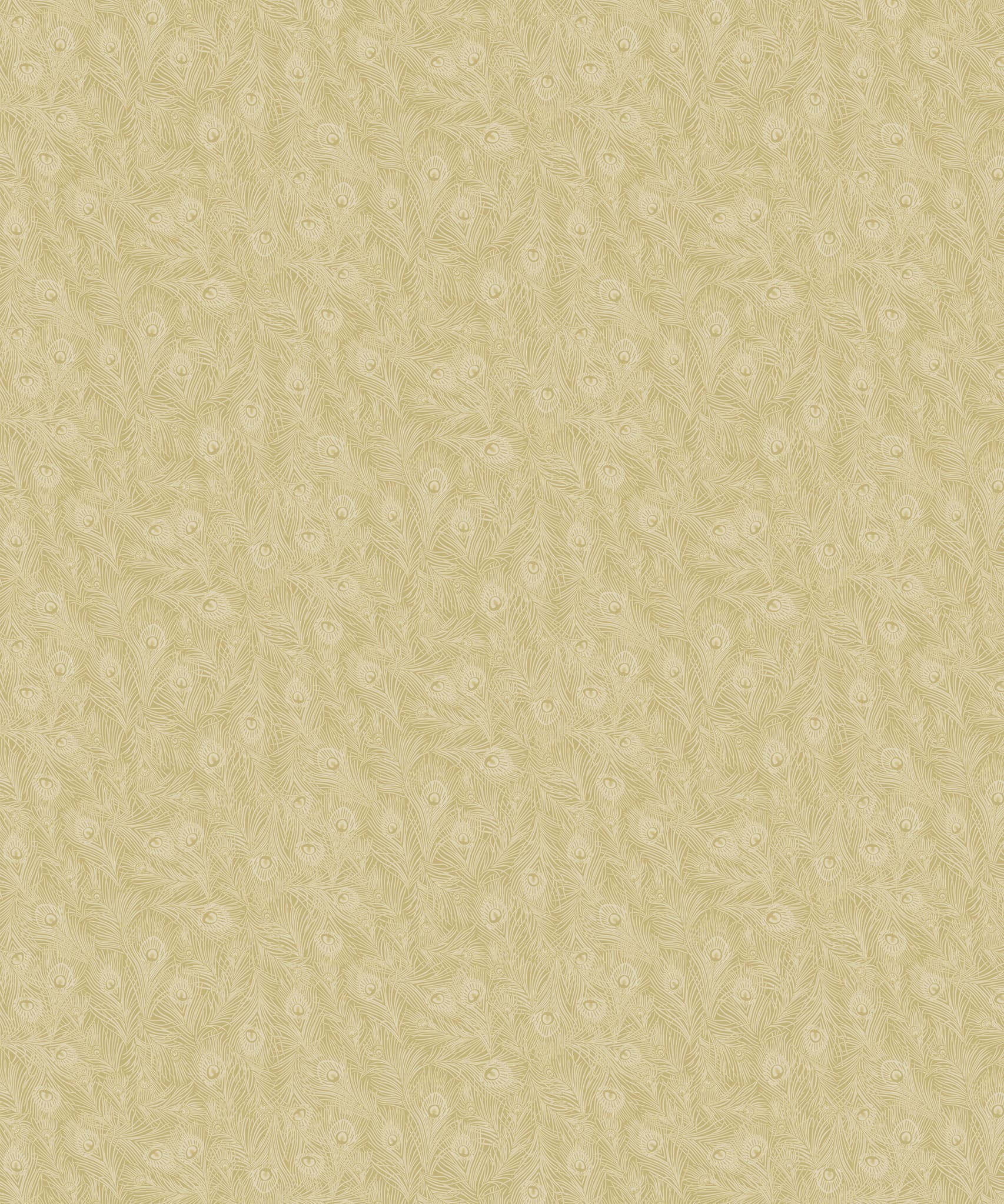 Hera Plume Wallpaper in Pewter Gold - Image 4