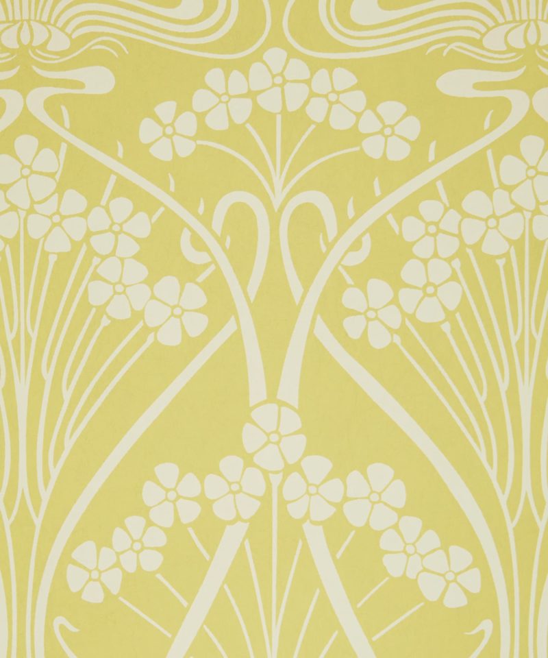 Ianthe Mono Wallpaper in Fennel