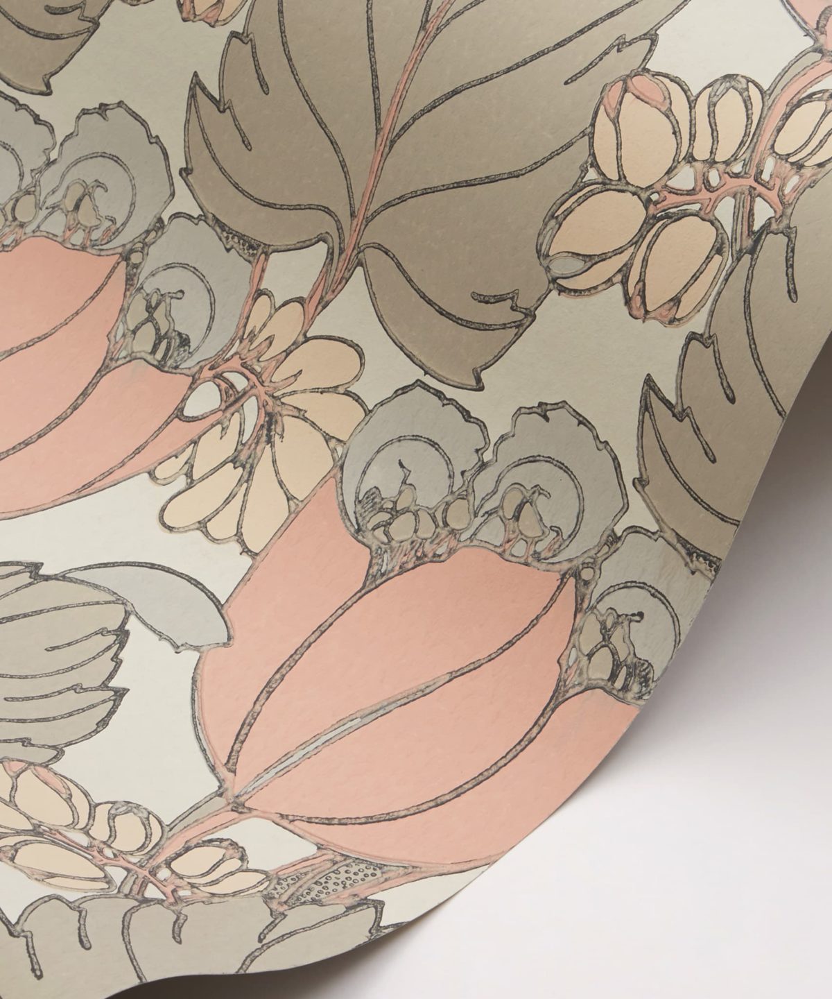 Regency Tulip Wallpaper in Ointment - Image 2