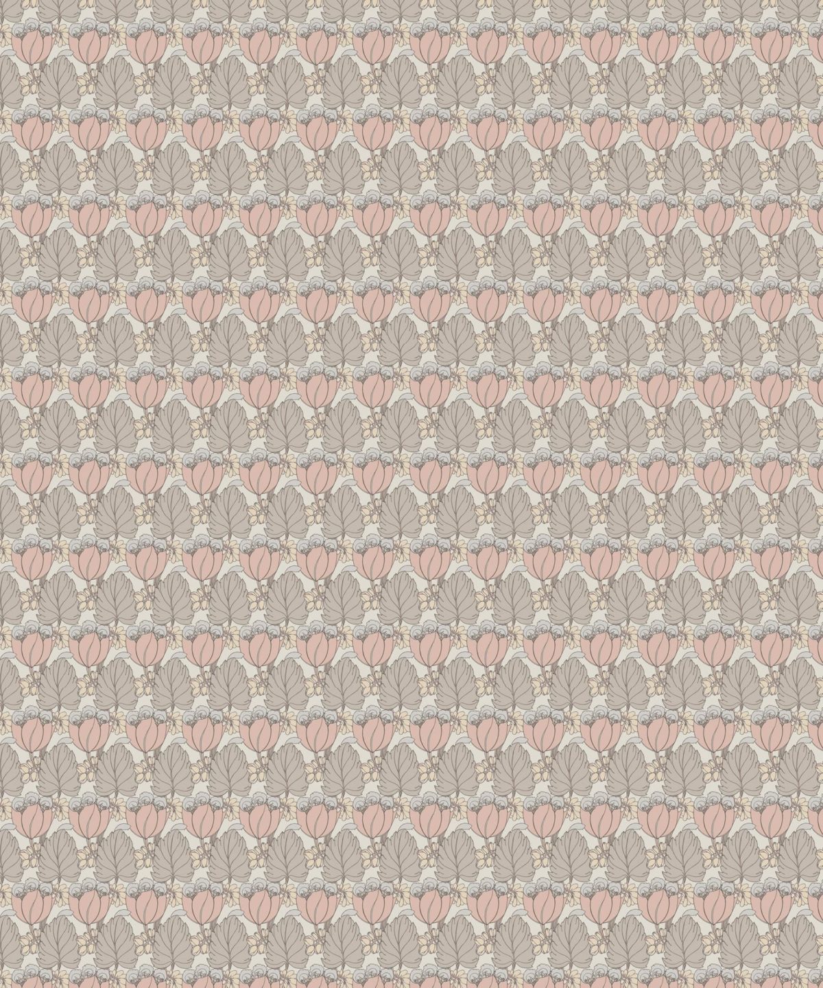 Regency Tulip Wallpaper in Ointment - Image 5
