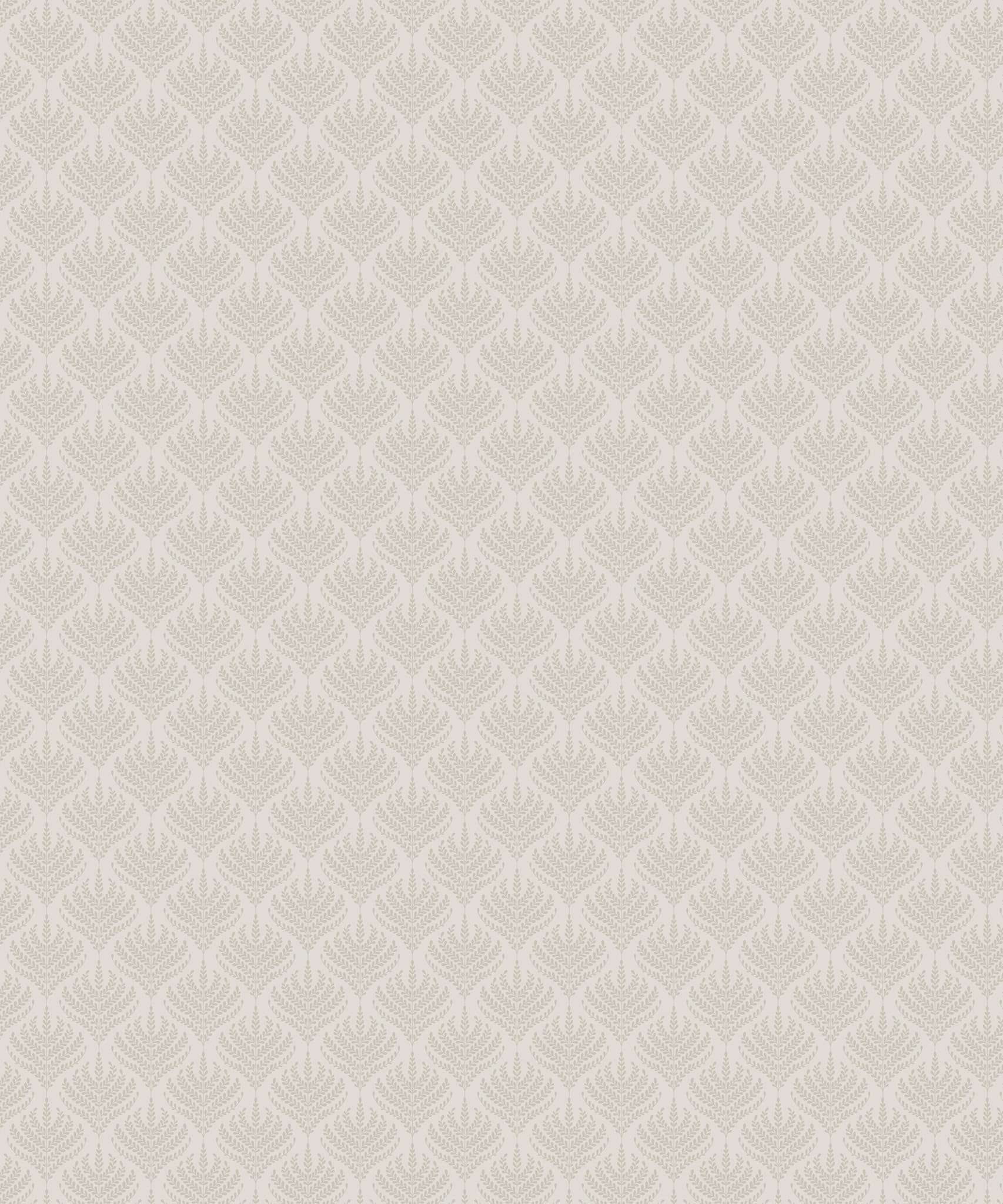 Paisley Fern Wallpaper in Pewter White - Image 5