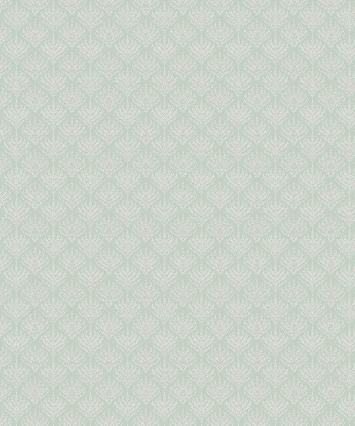 Paisley Fern Wallpaper in Salvia - Image 5