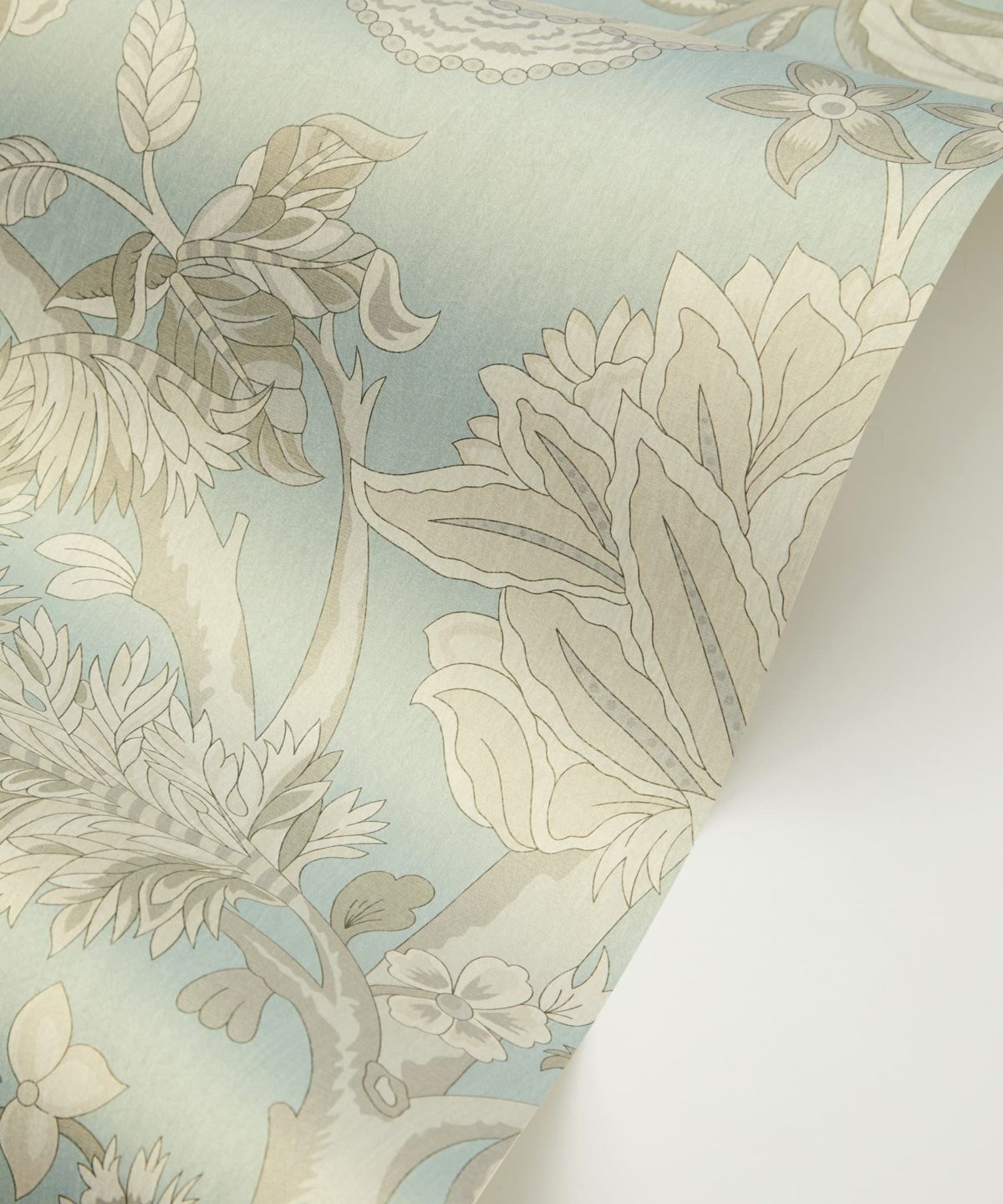 Palampore Trail Wallpaper in Lichen - Image 2
