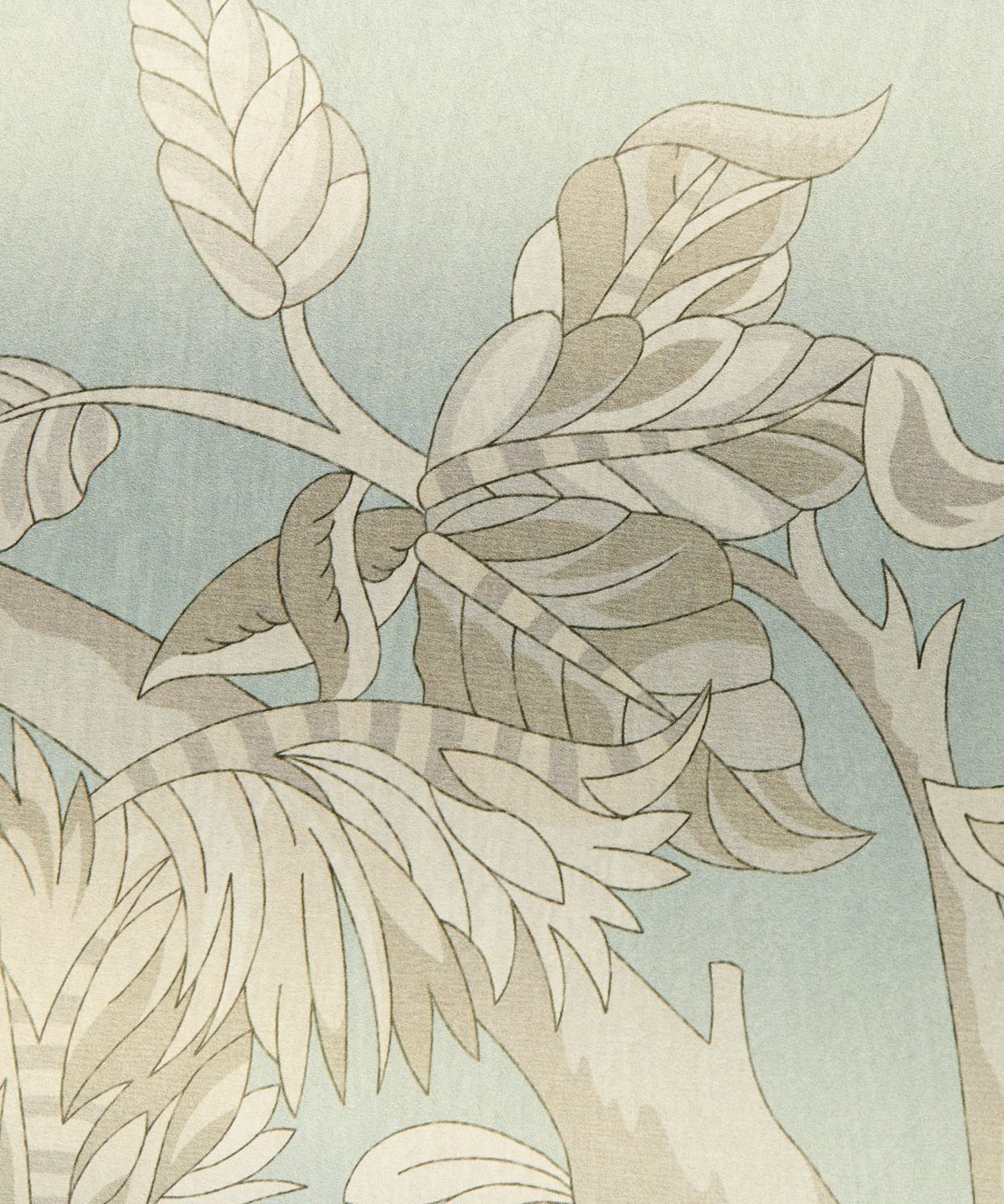 Palampore Trail Wallpaper in Lichen - Image 4