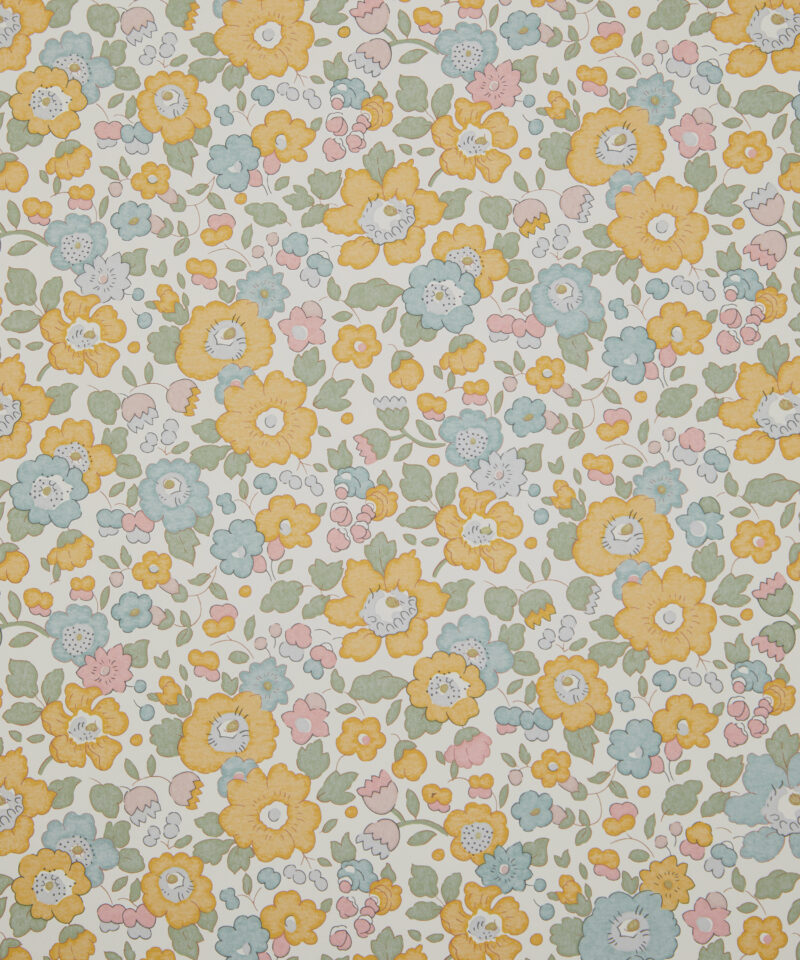 Betsy Bloom Wallpaper in Salvia