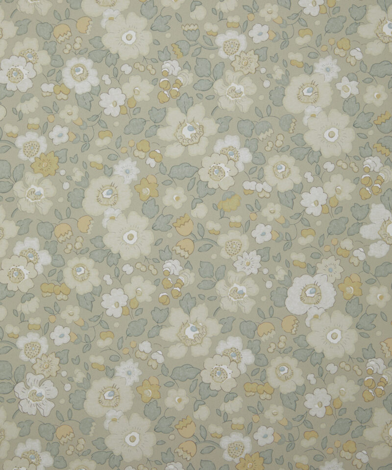 Betsy Bloom Wallpaper in Lichen