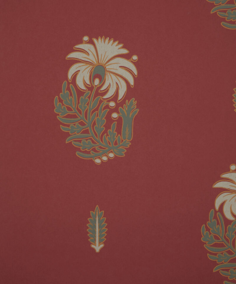 Palm Parade Wallpaper in Lacquer