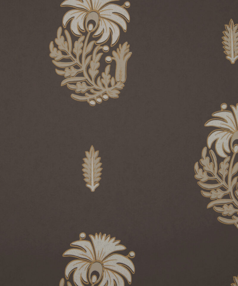 Palm Parade Wallpaper in Curlew