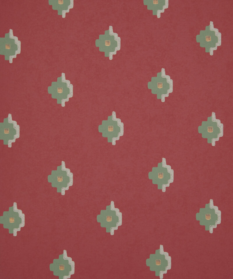 Adamas Tile Wallpaper in Lacquer