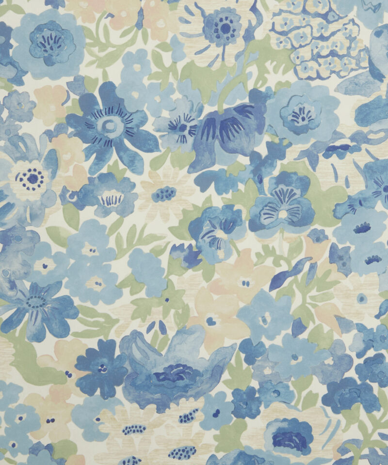 Painted Thorpe Wallpaper in Flax Flower