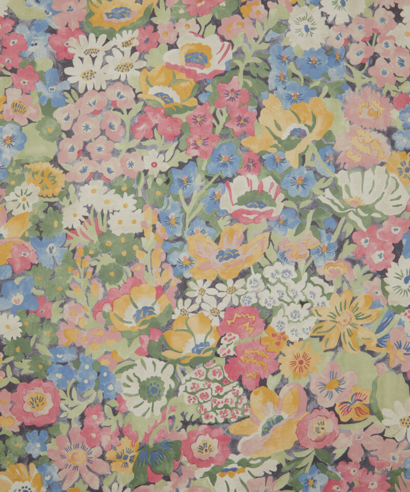 Painted Thorpe Wallpaper in Lacquer Moss