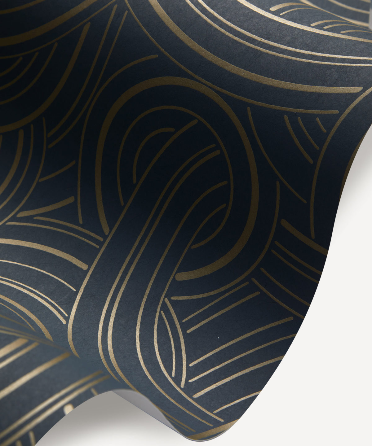 Endless Knots Wallpaper in Heron - Image 2