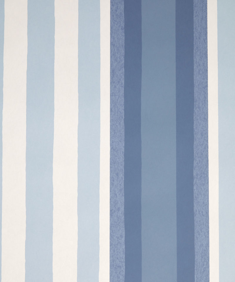 Obi Stripe Wallpaper in Lapis