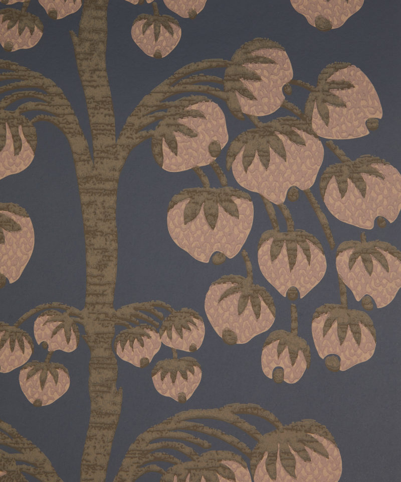 Berry Tree Wallpaper in Ink