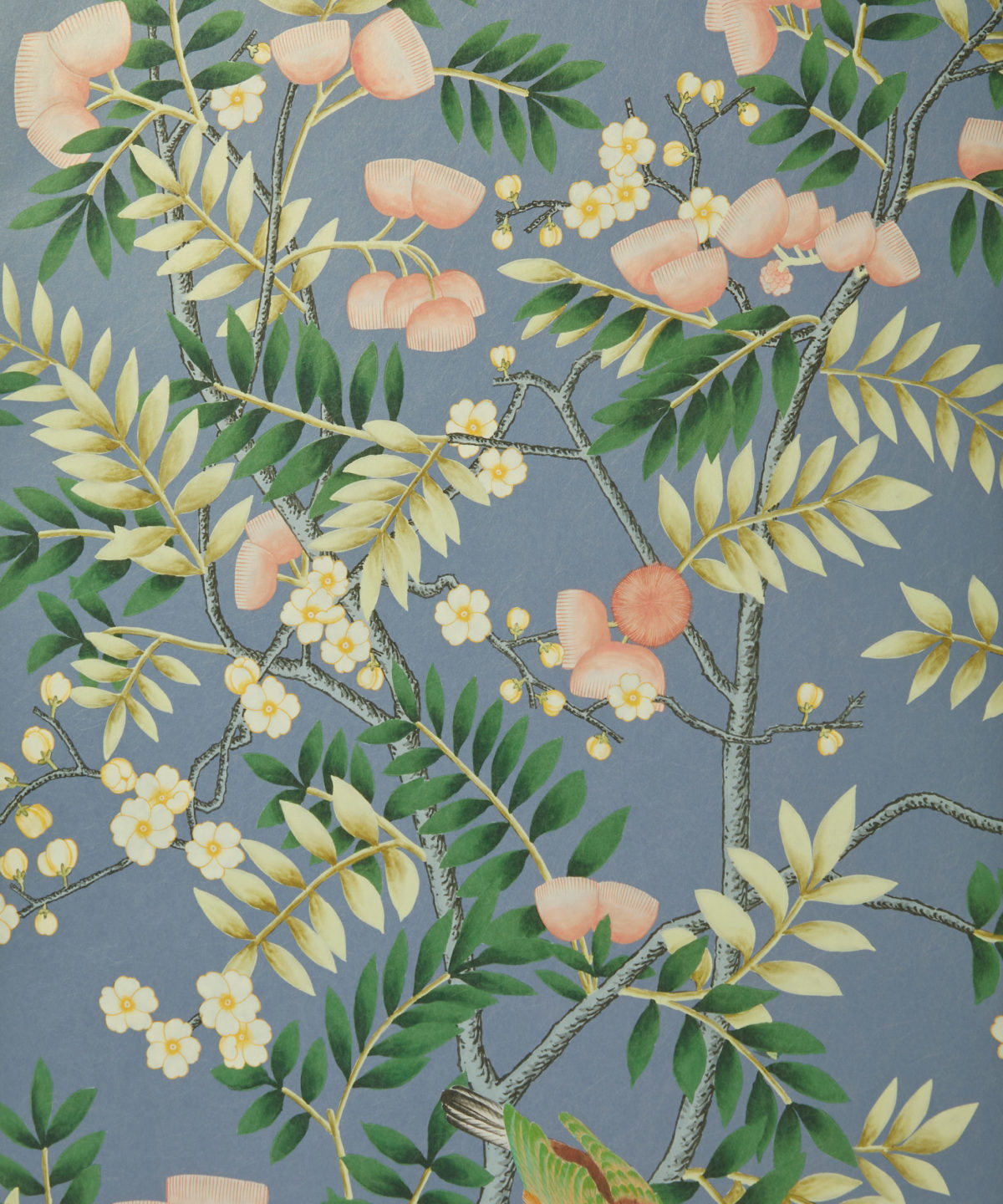 Silk Tree Wallpaper in Flax Flower - Image 5