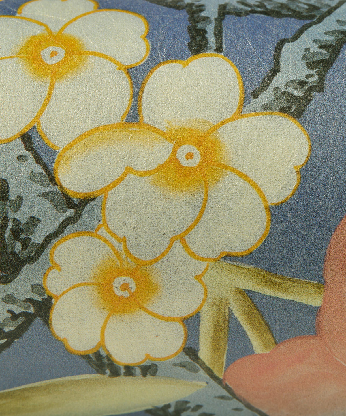 Silk Tree Wallpaper in Flax Flower - Image 4
