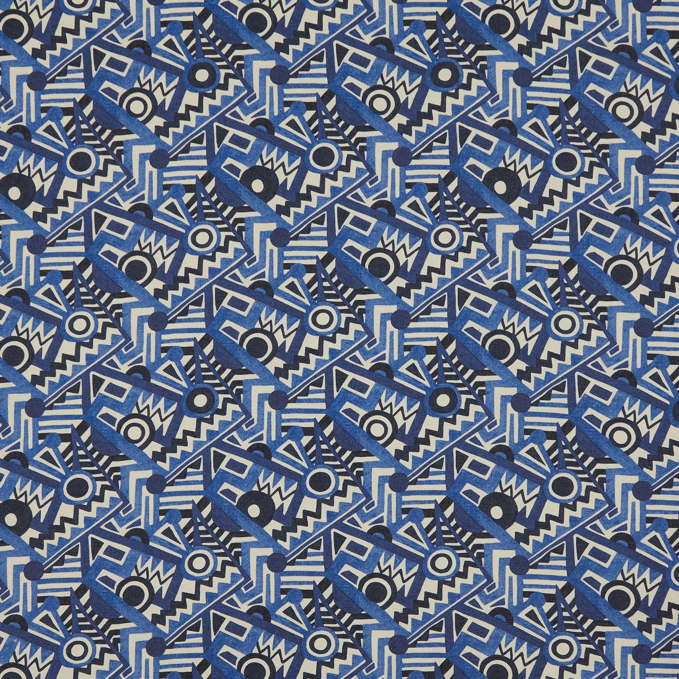 Zig Zag Linen in Aviator - Indoor | Liberty Fabrics