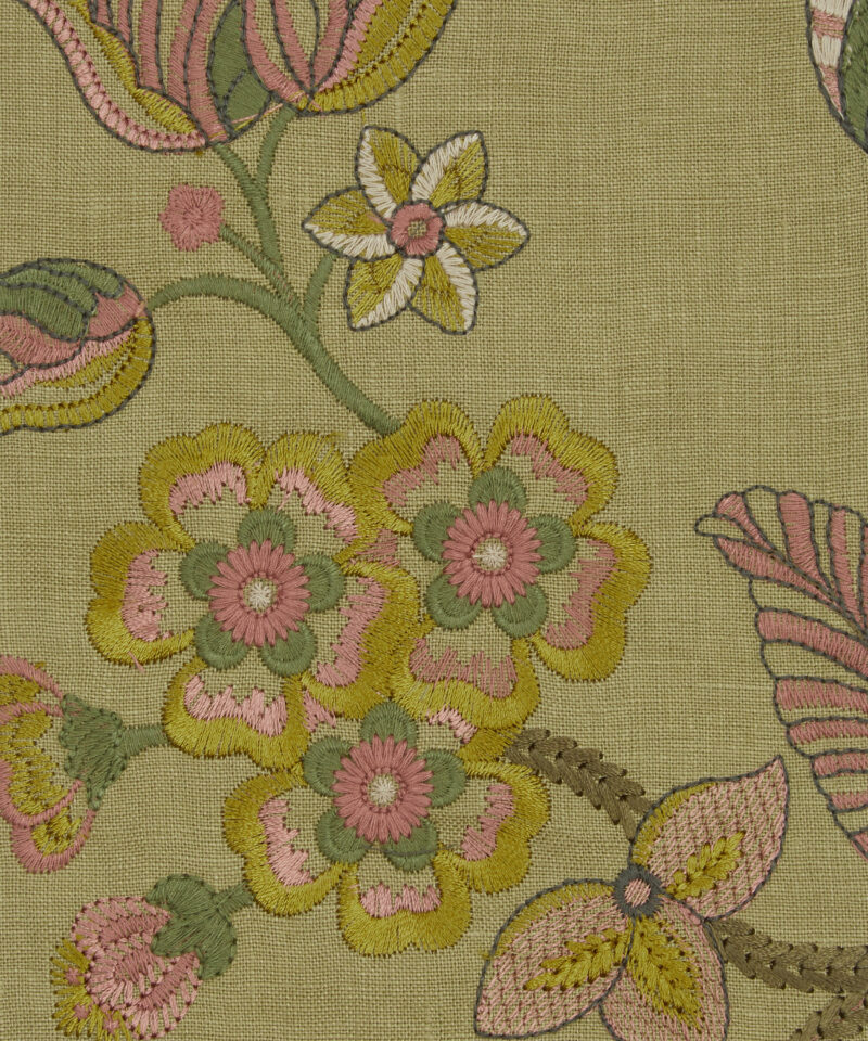 Palampore Embroidery in Lacquer - Indoor