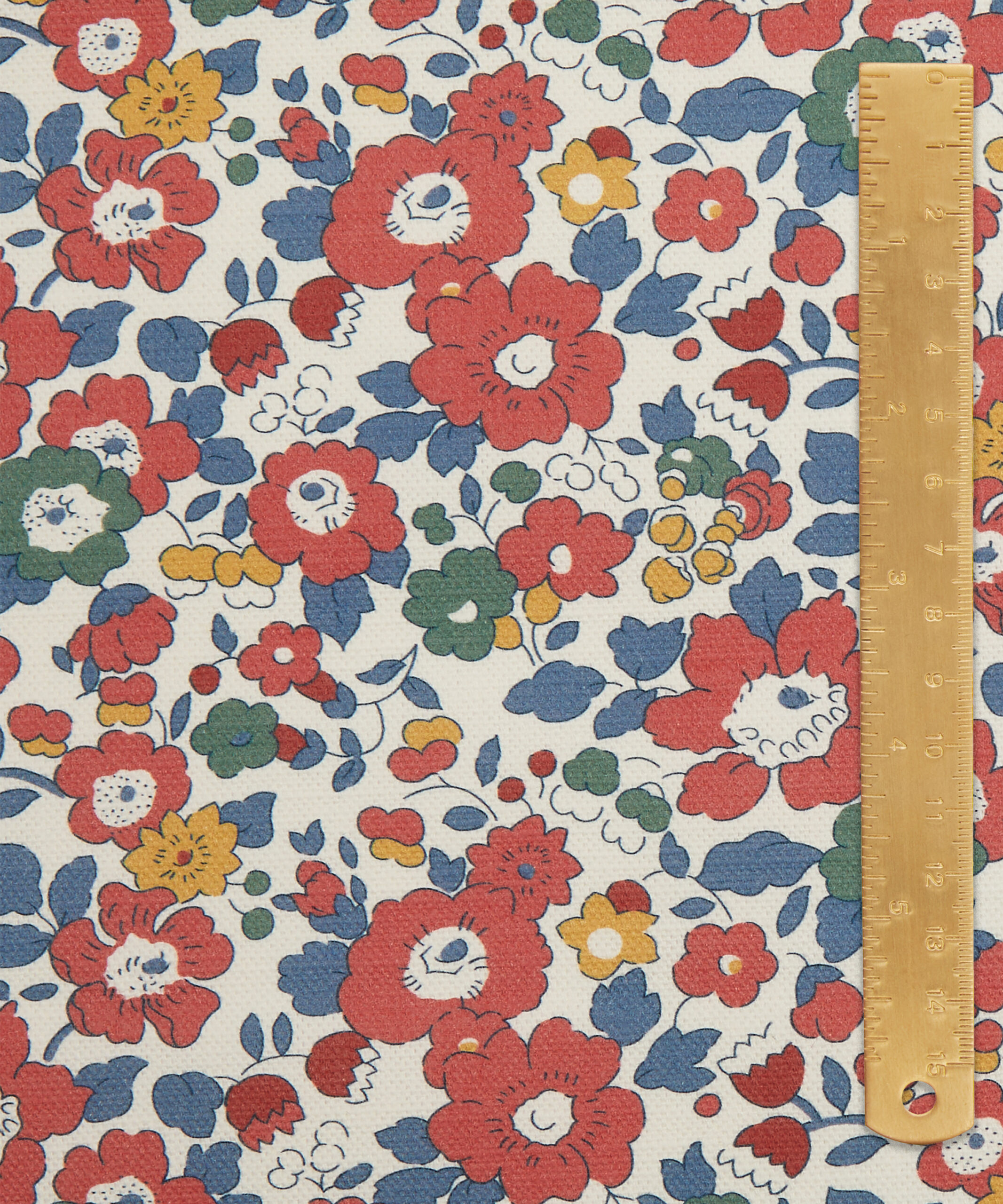 Betsy Flora in Red Lac - Indoor | Liberty Fabrics