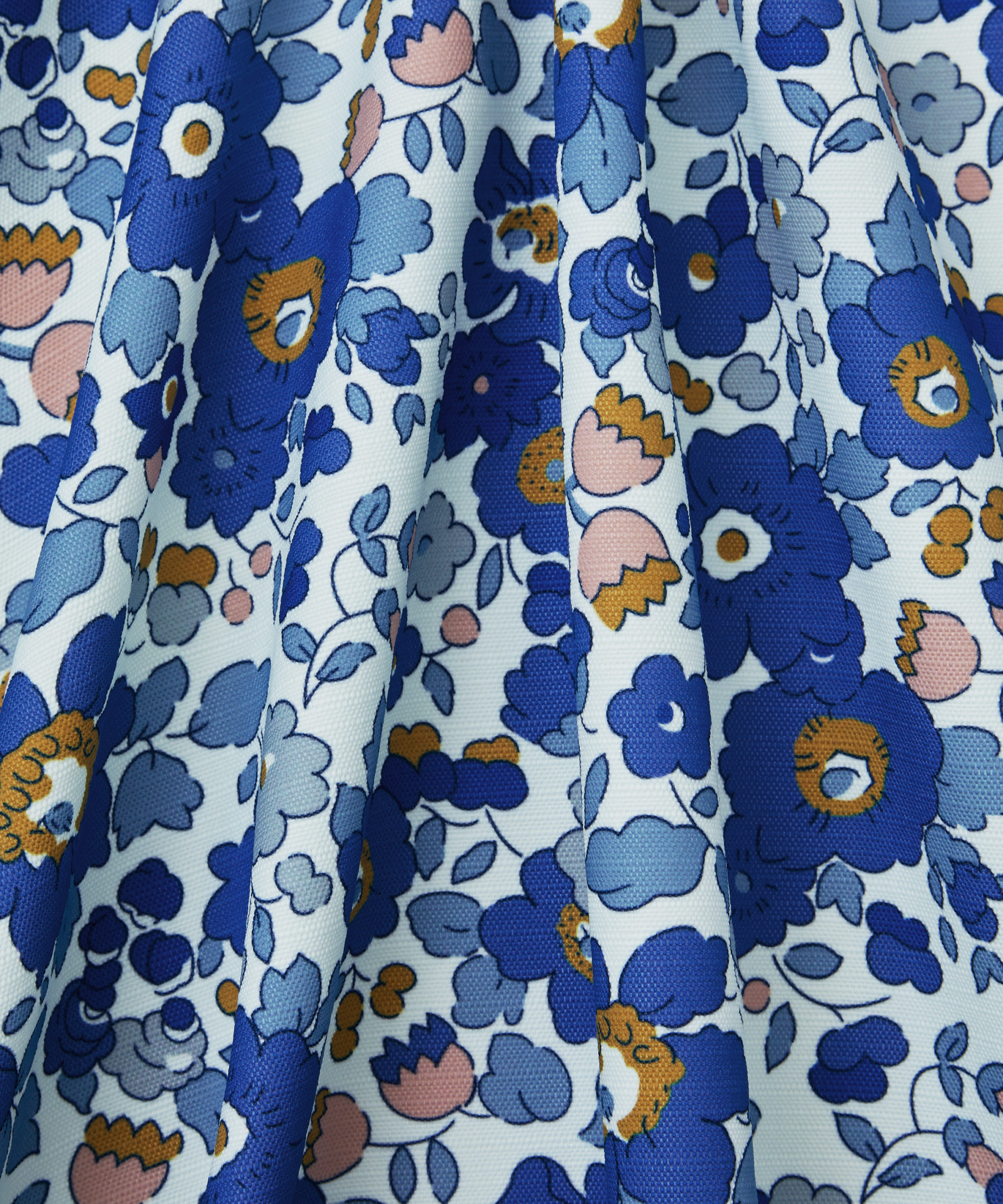 Betsy Flora Easton in Lapis - Outdoor | Liberty Fabrics