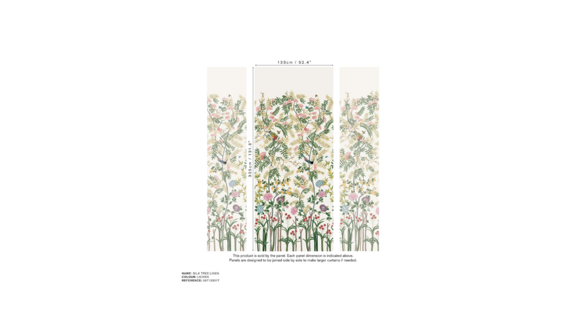 Silk Tree Wallpaper in Flax Flower - Image 7
